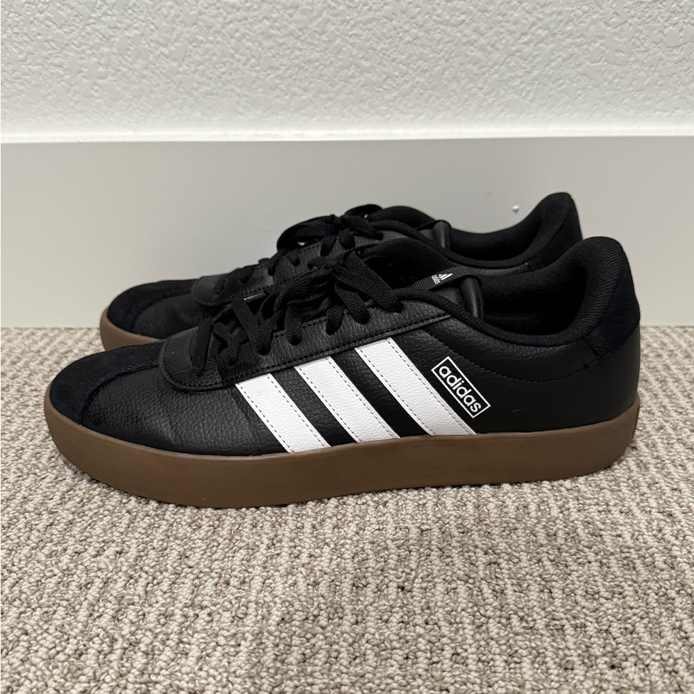 Size 11.5 - adidas VL Court 3.0 Black White Gum